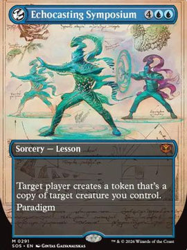 Echocasting Symposium (Borderless) (SOS-291) - Secrets of Strixhaven Foil