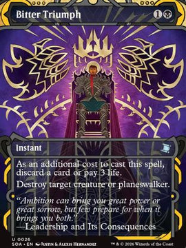 Bitter Triumph (SOA-026) - Secrets of Strixhaven: Mystical Archive
