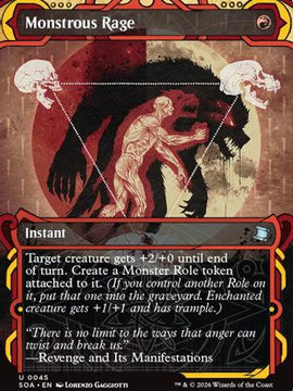 Monstrous Rage (SOA-045) - Secrets of Strixhaven: Mystical Archive