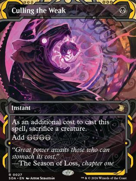 Culling the Weak (SOA-027) - Secrets of Strixhaven: Mystical Archive