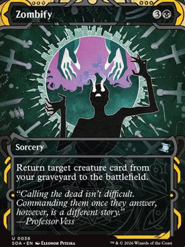 Zombify (SOA-036) - Secrets of Strixhaven: Mystical Archive