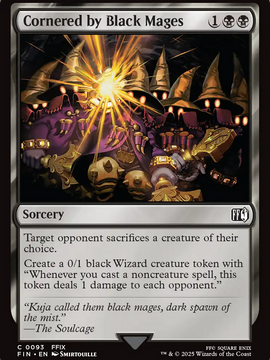 Cornered by Black Mages (FIN-093) - FINAL FANTASY