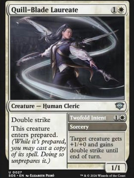 Quill-Blade Laureate (SOS-027) - Secrets of Strixhaven