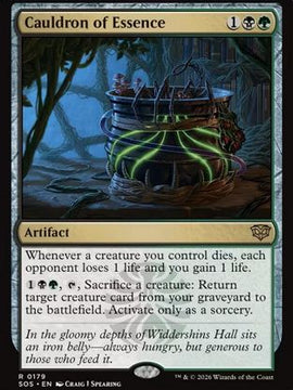 Cauldron of Essence (SOS-179) - Secrets of Strixhaven Foil