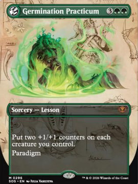 Germination Practicum (Borderless) (SOS-296) - Secrets of Strixhaven