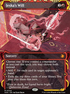 Jeska's Will (SOA-044) - Secrets of Strixhaven: Mystical Archive Foil