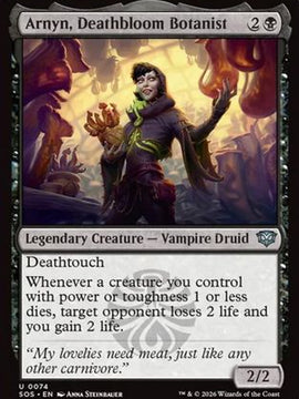 Arnyn, Deathbloom Botanist (SOS-074) - Secrets of Strixhaven