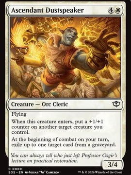 Ascendant Dustspeaker (SOS-008) - Secrets of Strixhaven