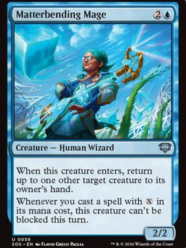 Matterbending Mage (SOS-059) - Secrets of Strixhaven