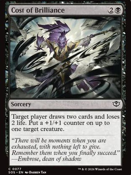 Cost of Brilliance (SOS-077) - Secrets of Strixhaven