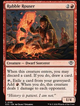 Rubble Rouser (SOS-128) - Secrets of Strixhaven
