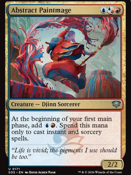 Abstract Paintmage (SOS-171) - Secrets of Strixhaven