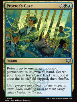 Proctor's Gaze (SOS-213) - Secrets of Strixhaven