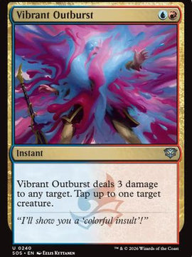 Vibrant Outburst (SOS-240) - Secrets of Strixhaven