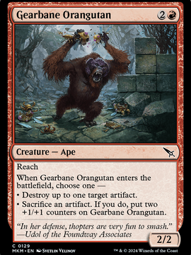 Gearbane Orangutan (MKM-129) - Murders at Karlov Manor