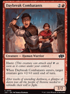 Daybreak Combatants (J25-535) - Foundations Jumpstart