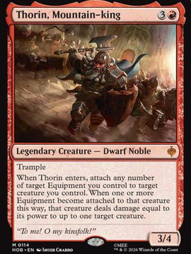 Thorin, Mountain-king (HOB-114) - The Hobbit