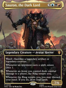 Sauron, the Dark Lord (Borderless) (HOC-036) - The Hobbit: Eternal-Legal