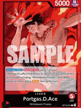 Portgas.D.Ace (001) (OP16-001) - The Time of Battle