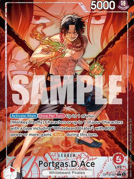 Portgas.D.Ace (001) (Alternate Art) (OP16-001) - The Time of Battle Foil