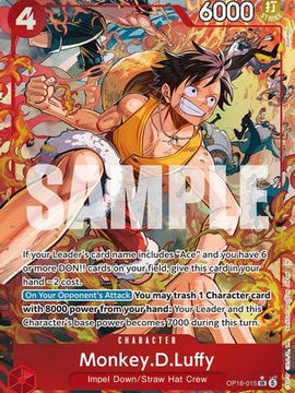Monkey.D.Luffy (Alternate Art) (OP16-015) - The Time of Battle Foil