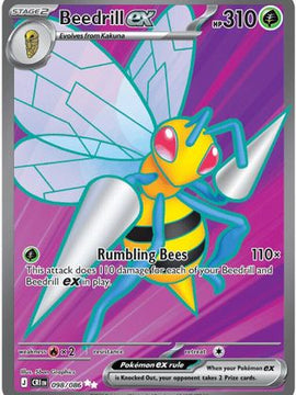 Beedrill ex - 098/086 98 - ME04 Chaos Rising Holofoil