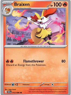 Braixen 12 - ME04 Chaos Rising