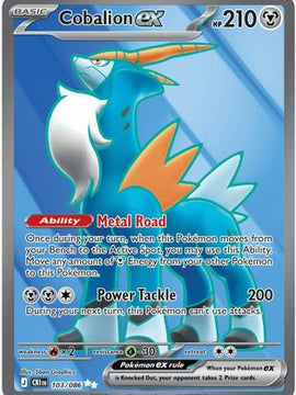 Cobalion ex - 103/086 103 - ME04 Chaos Rising Holofoil