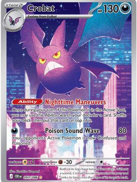 Crobat - 093/086 93 - ME04 Chaos Rising Holofoil