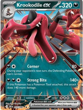 Krookodile ex 55 - ME04 Chaos Rising Holofoil