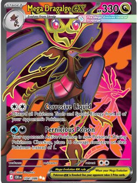 Mega Dragalge ex - 104/086 104 - ME04 Chaos Rising Holofoil