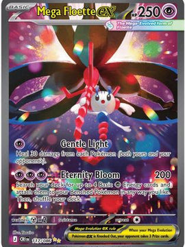 Mega Floette ex - 117/086 117 - ME04 Chaos Rising Holofoil