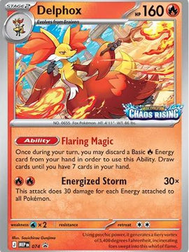 Delphox - 074 74 - ME Mega Evolution Promo Holofoil