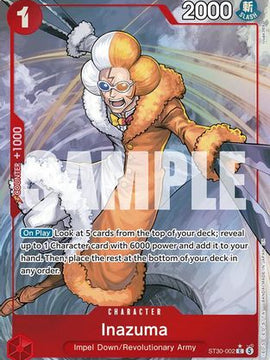 Inazuma (Full Art) (ST30-002) - Starter Deck EX: Luffy & Ace Foil
