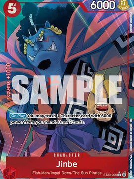 Jinbe (Full Art) (ST30-006) - Starter Deck EX: Luffy & Ace Foil