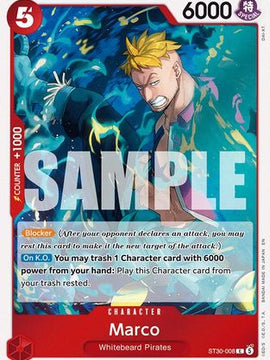 Marco (ST30-008) - Starter Deck EX: Luffy & Ace Foil