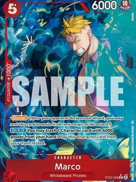 Marco (Full Art) (ST30-008) - Starter Deck EX: Luffy & Ace Foil