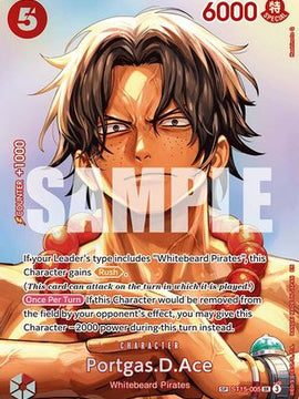 Portgas.D.Ace (SP) (ST15-005) - The Time of Battle Foil