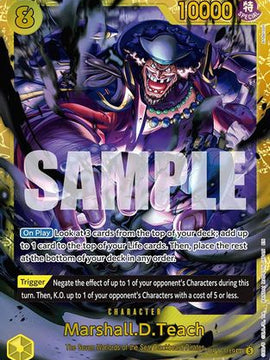 Marshall.D.Teach (119) (OP16-119) - The Time of Battle Foil