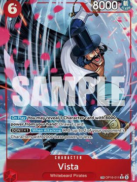 Vista (TR) (OP16-011) - The Time of Battle Foil