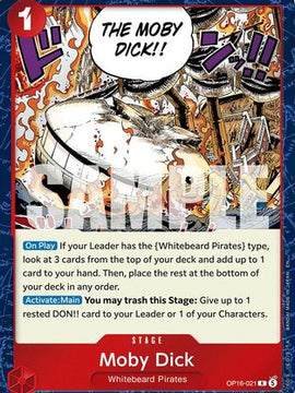 Moby Dick (OP16-021) - The Time of Battle Foil