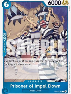 Prisoner of Impel Down (OP16-042) - The Time of Battle Foil