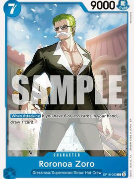 Roronoa Zoro (053) (OP16-053) - The Time of Battle