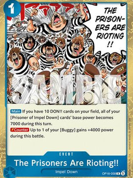 The Prisoners Are Rioting!! (OP16-058) - The Time of Battle Foil