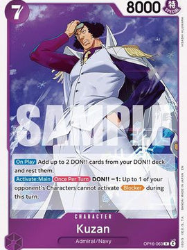 Kuzan (OP16-063) - The Time of Battle Foil