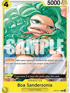 Boa Sandersonia (OP16-111) - The Time of Battle