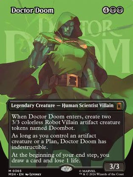 Doctor Doom (Borderless) (0365) (MSH-365) - Marvel Super Heroes Foil
