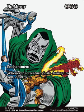 No Mercy (Borderless) (MAR-068) - Marvel Universe Eternal-Legal Foil