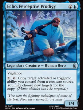 Echo, Perceptive Prodigy (MSH-051) - Marvel Super Heroes