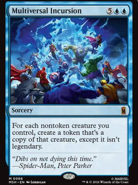 Multiversal Incursion (MSH-068) - Marvel Super Heroes Foil